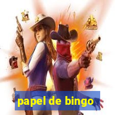 papel de bingo